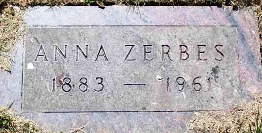 Weiss Anna 1883-1961 USA Grabstein